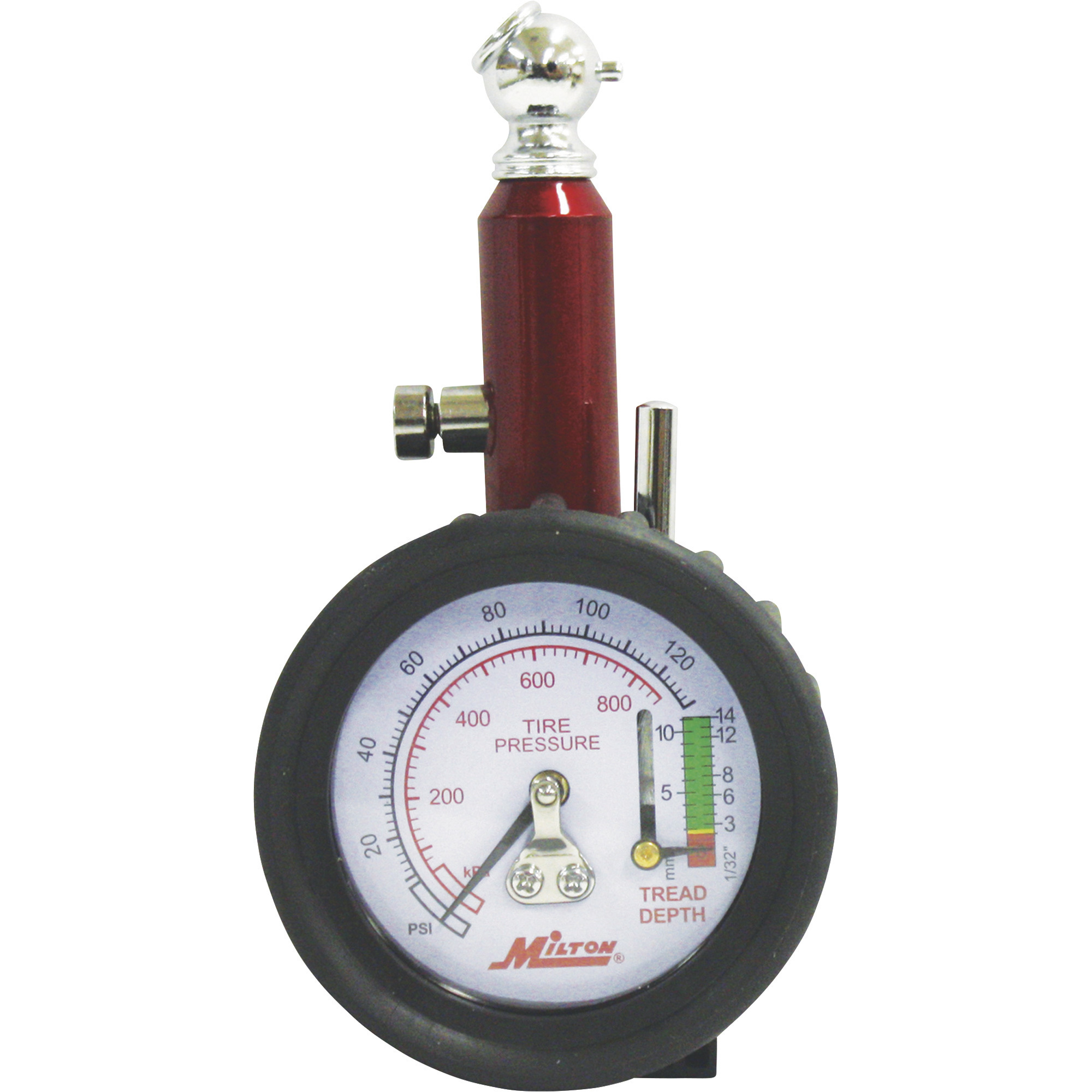 Milton Tire Pressure Gauge with Tread Depth Gauge  0-120 PSI, Model# S-934